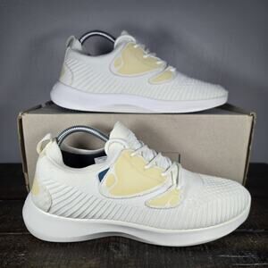 Vessi Everyday 2.0 Mens Size 9 Lace Up Waterproof Shoes Sneakers Polar White